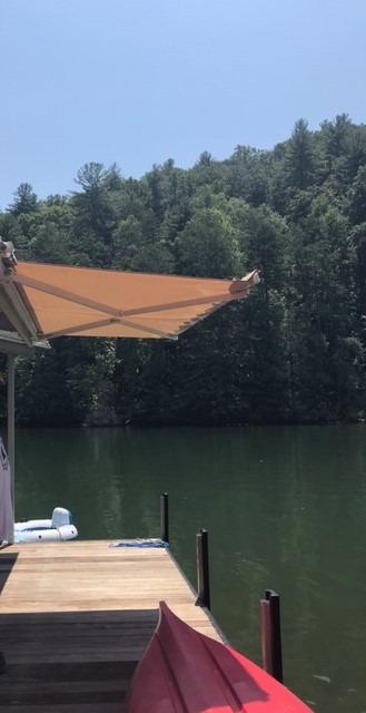 AECOJOY Retractable Awning, 13' x 10' Awnings for Outside, Beige | Sunsetter Awning Canopy Cover customer photo 1
