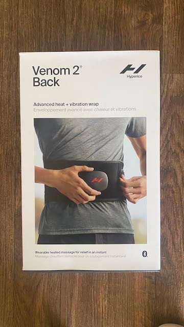 Hyperice Venom 2 Back Heated Vibration Massage Therapy Wrap Pain Relief | Relieve Pain | Soreness | Tightness | Increase Blood Flow | Three Precise Settings and Patterns | Up to 3 Hour Battery Life customer photo 1