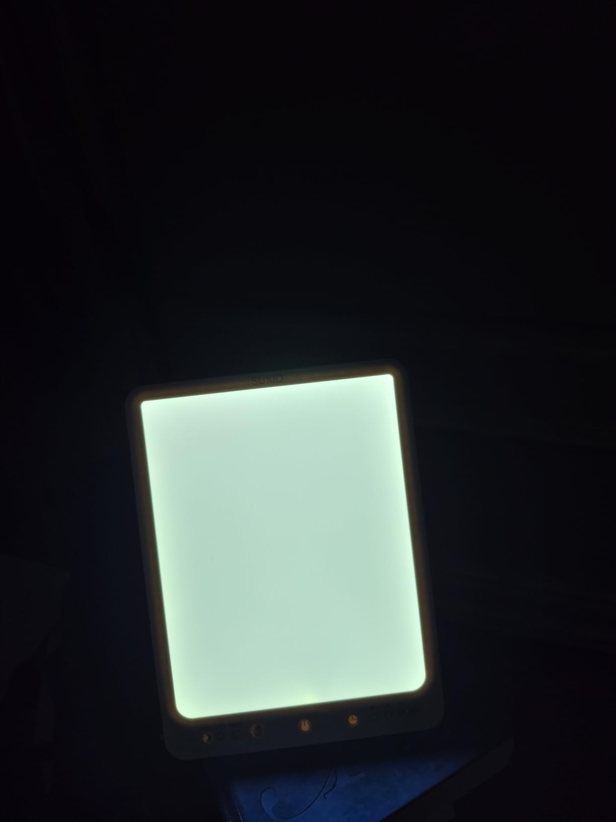 SUXIO Light Therapy Lamp - 10000 Lux Therapy Lights, 3 Timing & Mode Happy Lamp, Touch Control Daylight Lamp with Memory Function, Portable Light Therapy Box for Home/Office Use As Lift Mood customer photo 2
