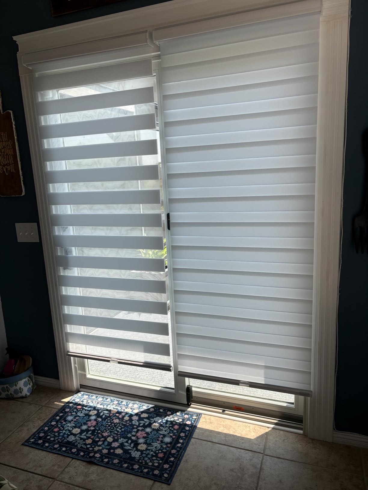 Persilux Cordless Zebra Blinds for Windows Free-Stop Window Blinds (34