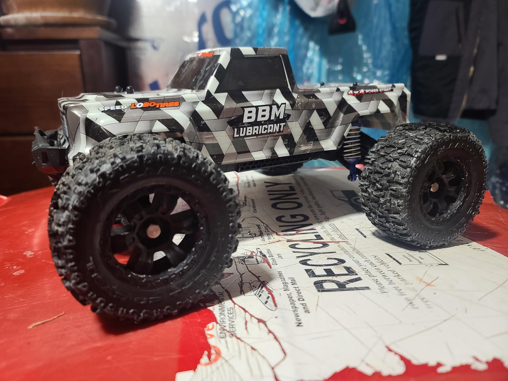 HAIBOXING 903A, 1/12 Scale Brushless RC Cars, 4X4 Off-Road RC Monster Truck | Full-Aluminum Oil-Filled Shocks, Fast Remote Control Car MAX 55KM/H Speed, All-Terrain for Hobby Enthusiast, Dual Batteries customer photo 1