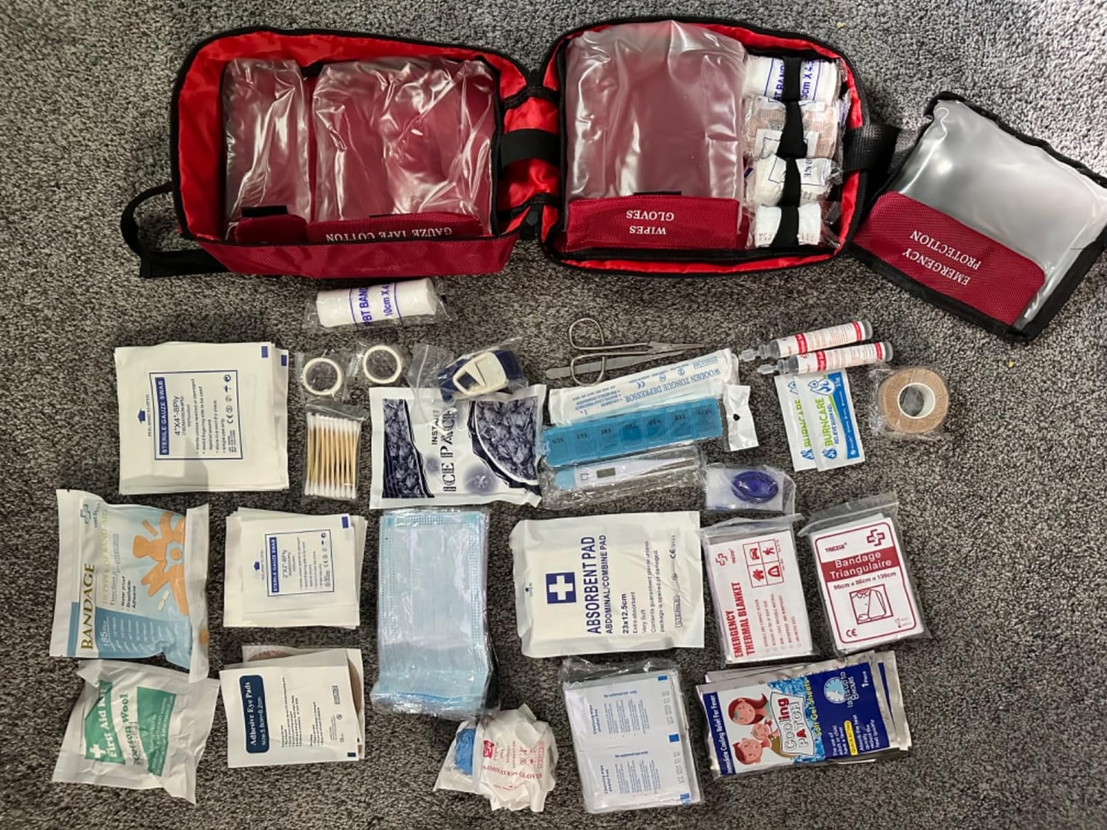 VRIEXSD 400 Piece Large First Aid Kit for Home, Car, Travel, Camping, Sports customer photo 2