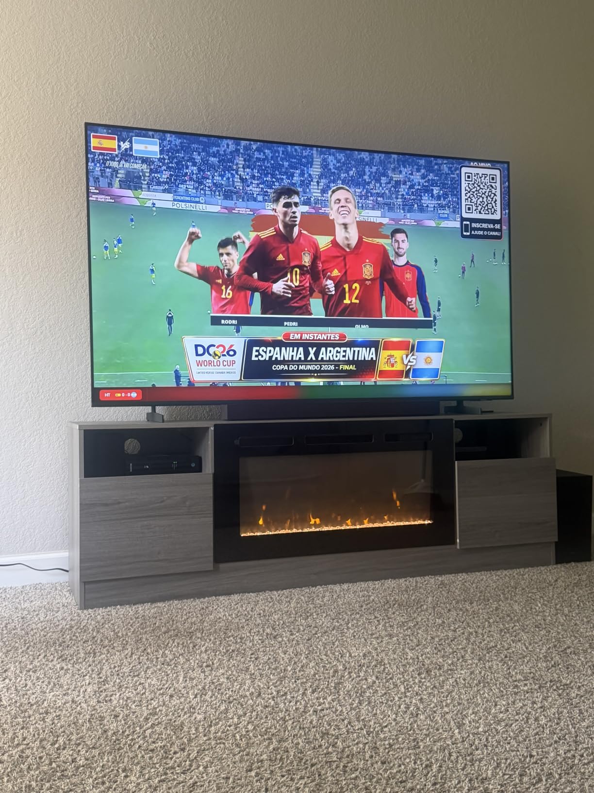 oneinmil Fireplace TV Stand with 36