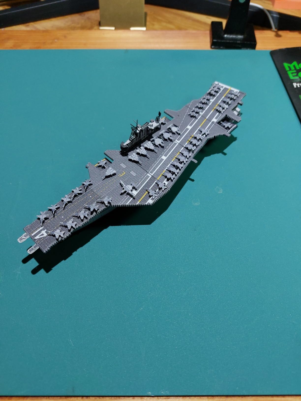 Metal Earth Premium Series USS Midway Aircraft Carrier 3D Metal Model Kit Fascinations customer photo 1