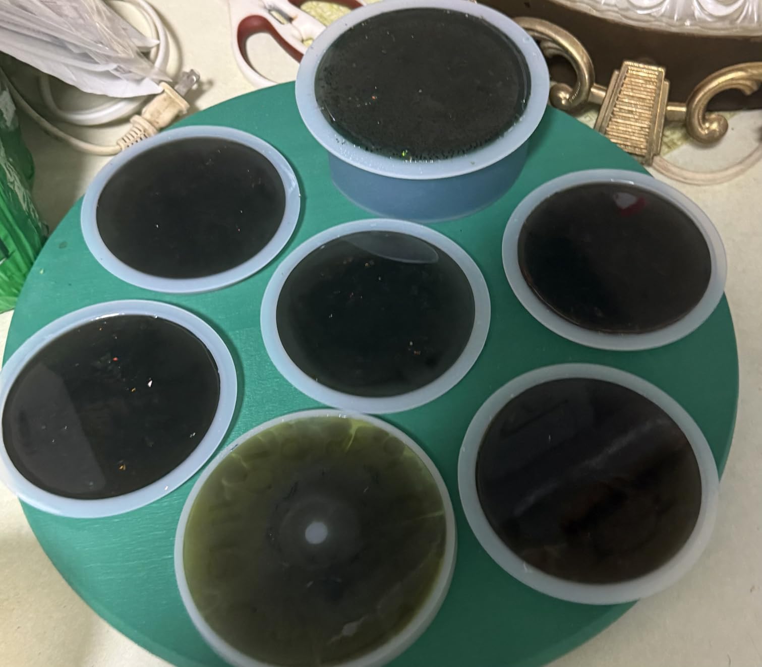 LET'S RESIN 18 Pcs Coaster Resin Molds Silicone, Coaster Molds | with Round Square Octagon Shape Holder Molds for Epoxy Resin, DIY Art Craft Cup Mats customer photo 1