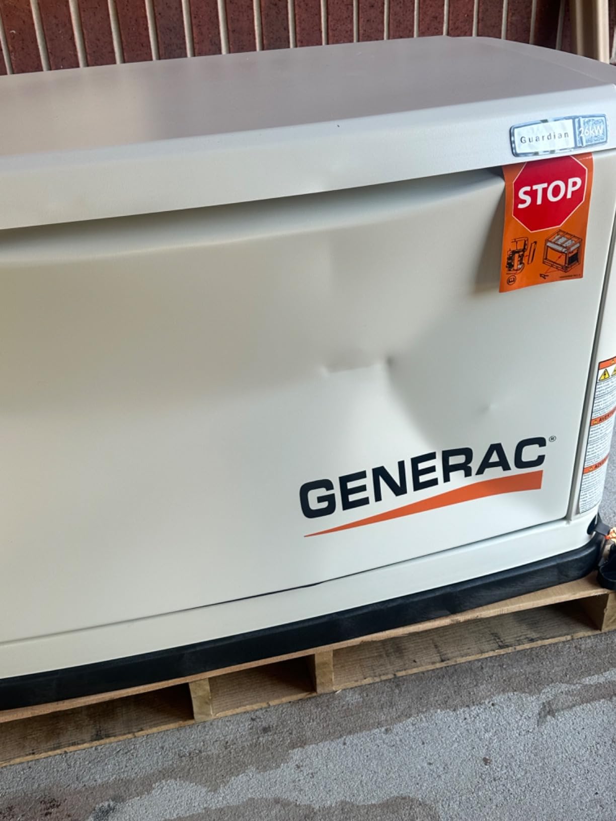 Generac Guardian 26kW Home Generator, Transfer Switch & WiFi Monitoring | Whole House Backup Power, Natural Gas Or Propane, WiFi Monitoring, Automatic Transfer, Storm And Outage Protection customer photo 1