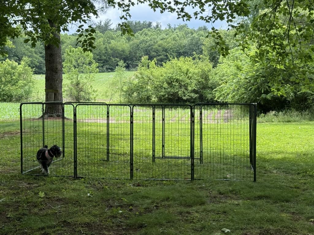Kfvigoho Dog Playpen Outdoor Extra Wide 12 Panels Heavy Duty Dog Fence 40