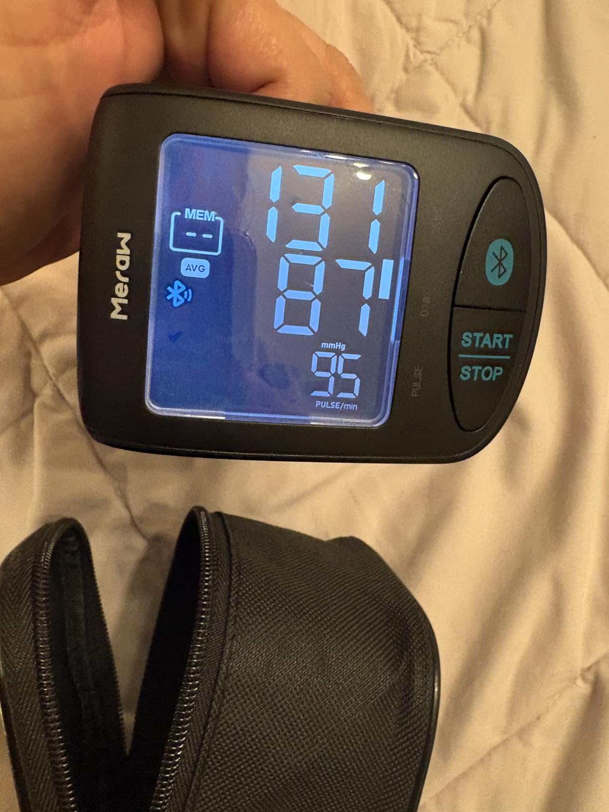 Meraw Blood Pressure Monitor Adult Cuff, Blood Pressure Cuff Monitor Wrist, Blood Pressure Machine Home Use 5.3-8.5