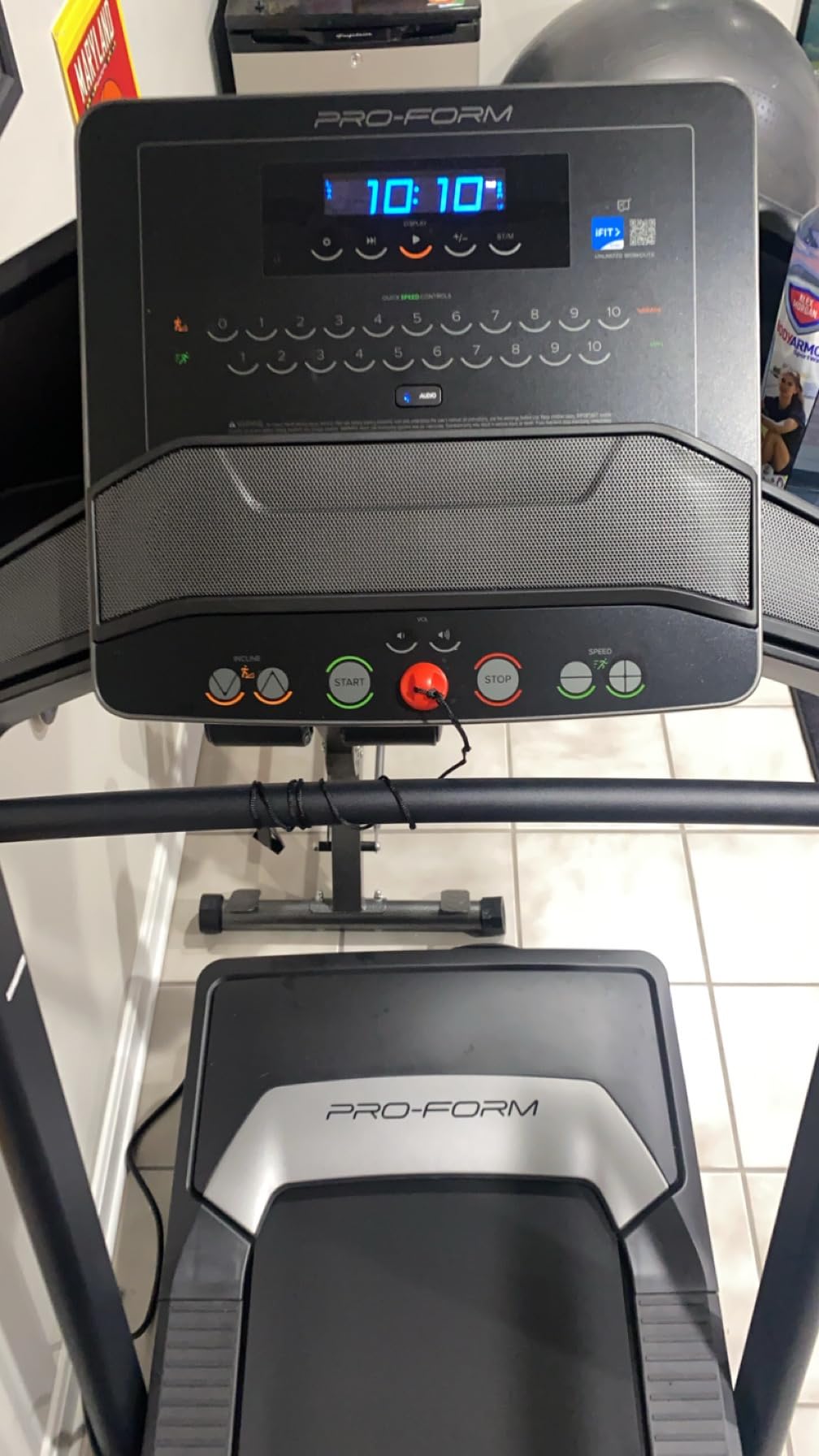 ProForm Carbon Series Treadmills | Foldable Treadmill for Running and Cardio Workouts with Shock Absorbing Cushioning to Reduce Joint Impact customer photo 1