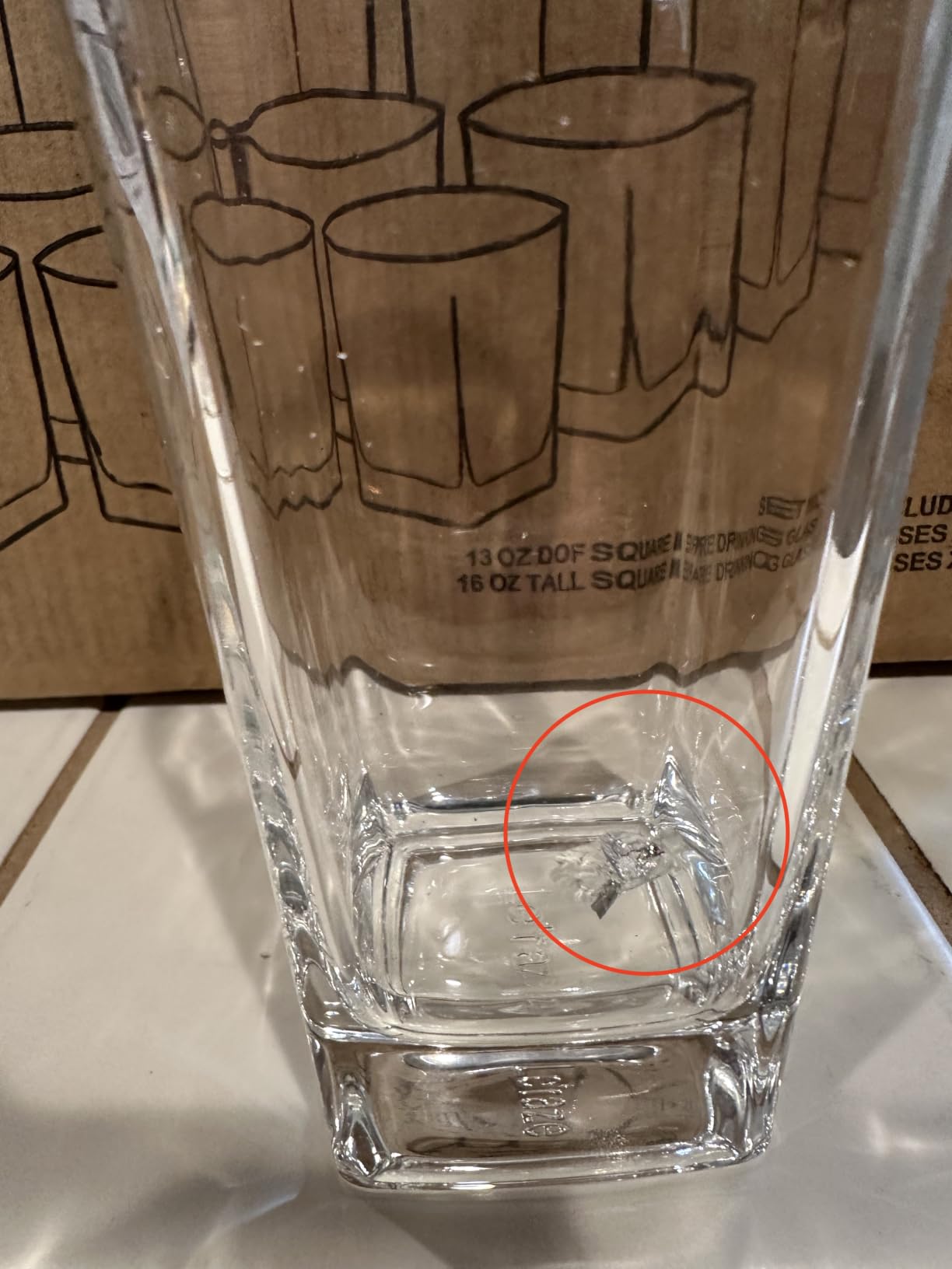 Le'raze Collins Everyday Drinking Glasses Set of 16, 8 Tall Highball Glass Cups & 8 Short Old Fashioned customer photo 1