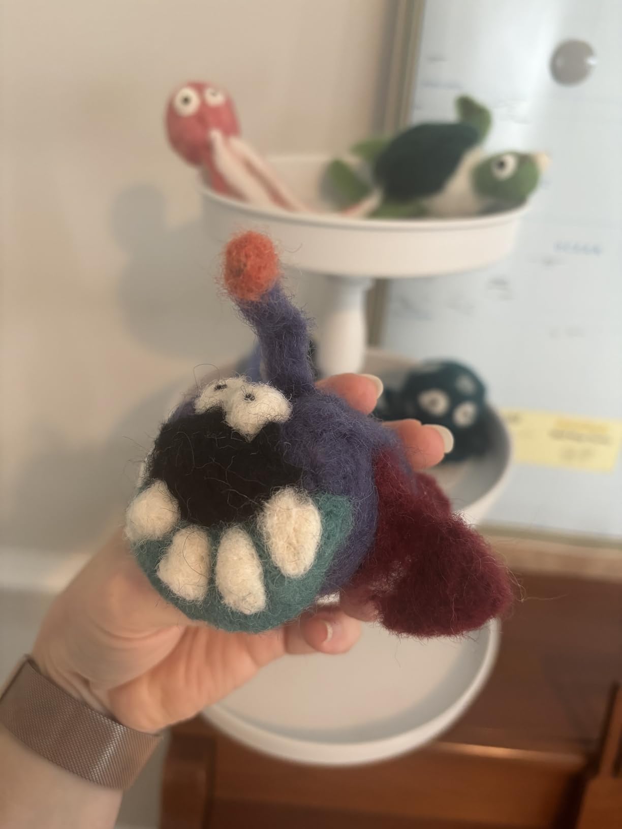 Woolbuddy Needle Felting Kit Beginner Set, 40 Colors, White Core Wool, Tool | Needle Felting Kit Set (Sea Animals, Farm Animals, Dinosaur), Includes Handmade Wool Roving, Felting Needles & Instruction customer photo 1