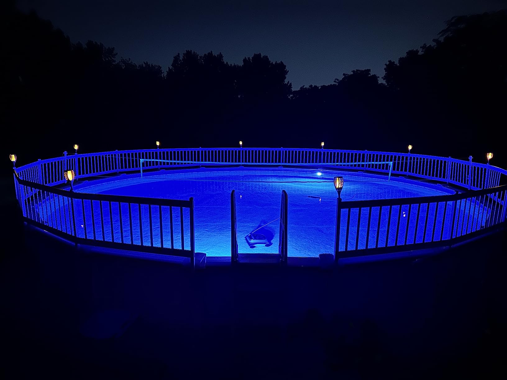 LyLmLe LED Pool Lights 40W Double Lights with APP Control for Giant Pools | 12V Underwater Light with Magnet & Timer, 1600lm, IP68 Waterproof Submersible Light for Aboveground and Inground Pools customer photo 2