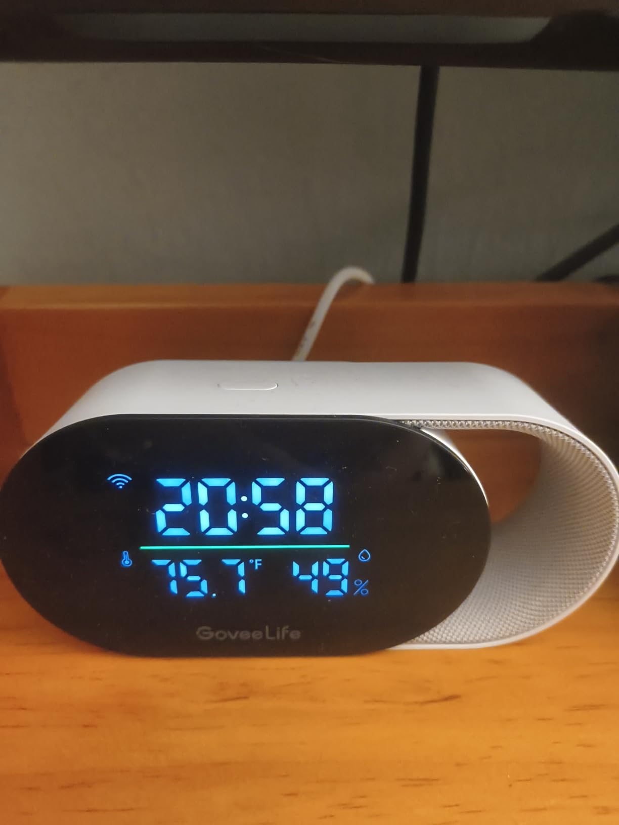 GoveeLife Smart Air Quality Monitor with PM2.5 H5106, LED Display Wired | Indoor temperature humidity sensors, 2s refresh, 2-year data storage, for home & office, 2.4G Wi-Fi only customer photo 2