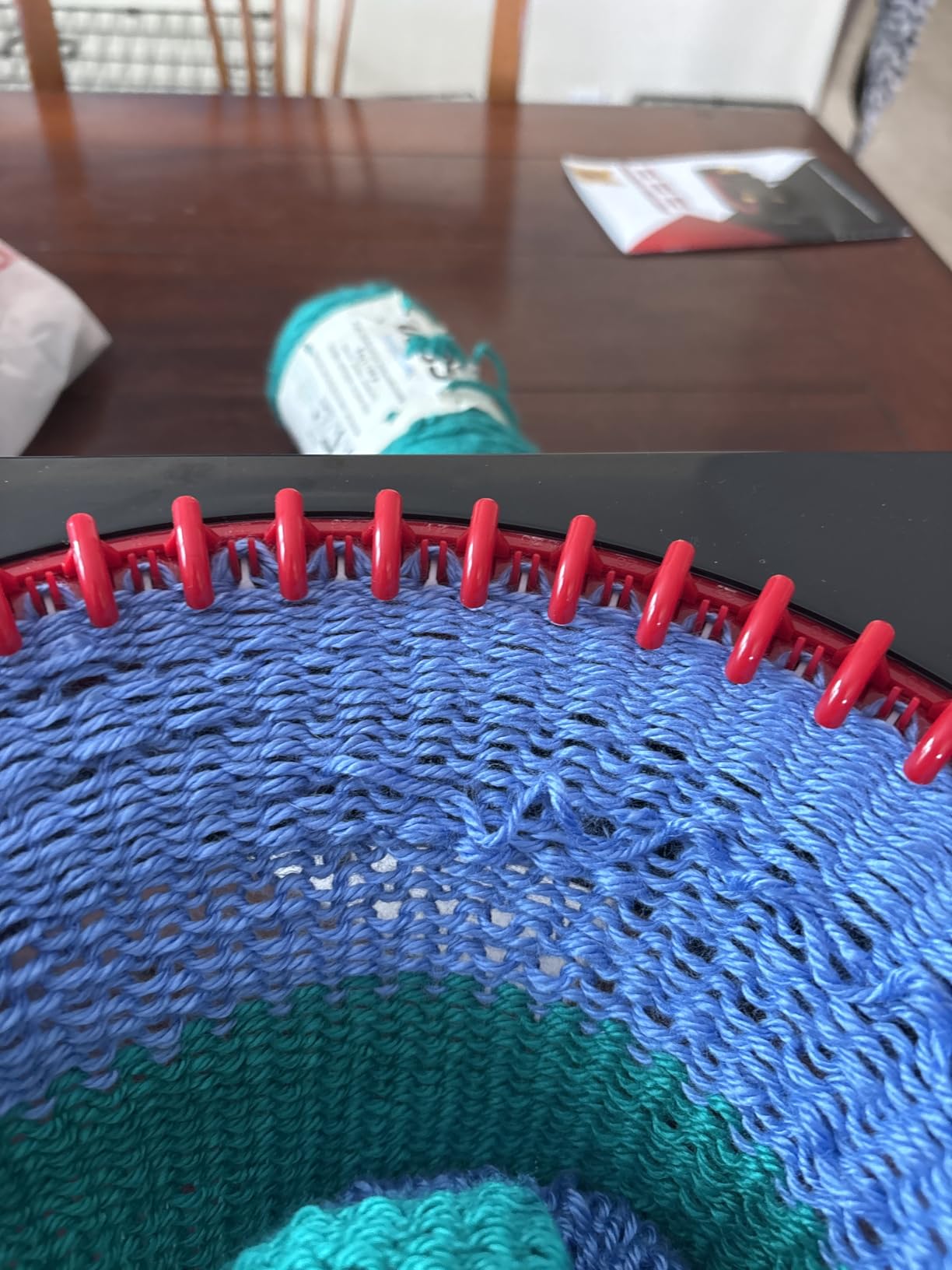 JAMIT Knitting Machine, 48 Needles Loom Knitting Machines for Adults and Beginner, Smart Weaving Loom Crochet Knitting Machine for Hat Sock Blanket customer photo 2