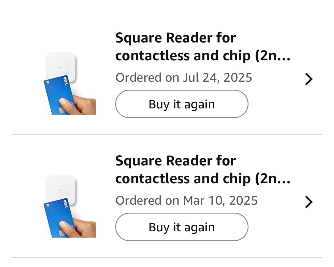 Square Reader for contactless and chip (2nd Generation) customer photo 2