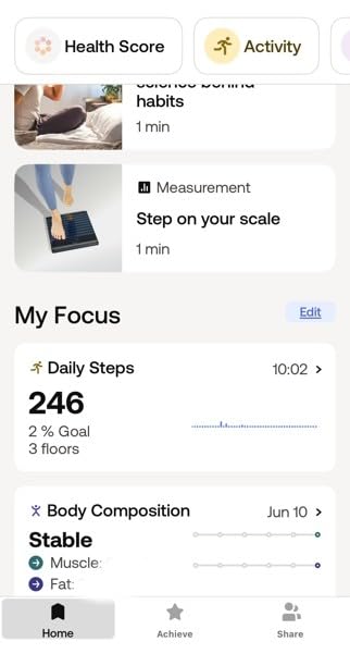 WITHINGS Body Smart - Accurate Scale for Body Weight and Fat Percentage, Body Composition Wi-Fi and Bluetooth Weight Scale, Baby Weight Scale, Smart Scale Apple Health Compatible, Bathroom Scale customer photo 1