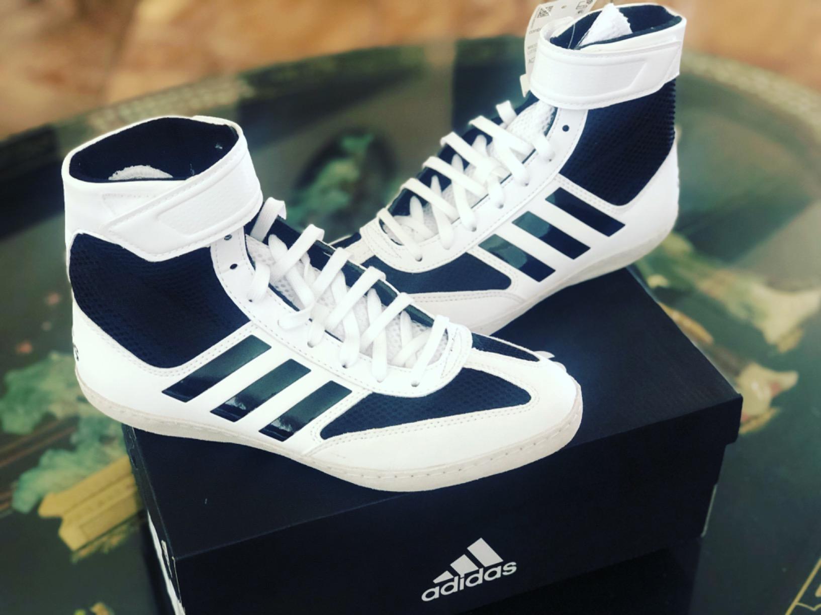 Adidas Mens Combat Speed 5 Wrestling Shoes customer photo 2