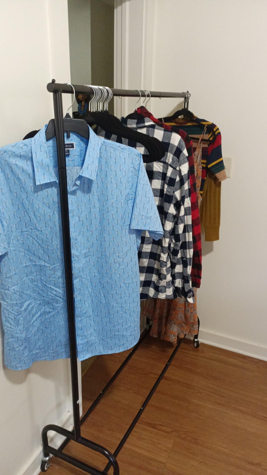 SLEEPING LAMB Heavy Duty Clothing Racks for Hanging Clothes Rack, 43