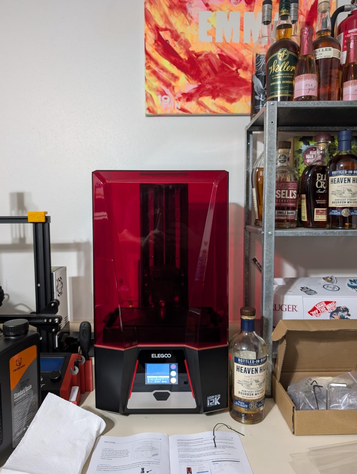 ELEGOO Saturn 3 MSLA 12K 3D Printer | Desktop Resin Impresora with 10-Inch Monochrome LCD, Voxeldance Tango Slicer, Large Printing Size of 8.62 × 4.84 × 9.84 inch customer photo 1