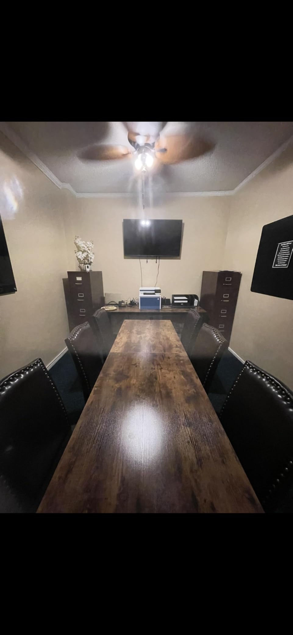 Tribesigns 6.5FT Conference Table, 78.7-Inch Rectangle Meeting Seminar Table, Large Business Tables for 6-8 People (Only Table) customer photo 1