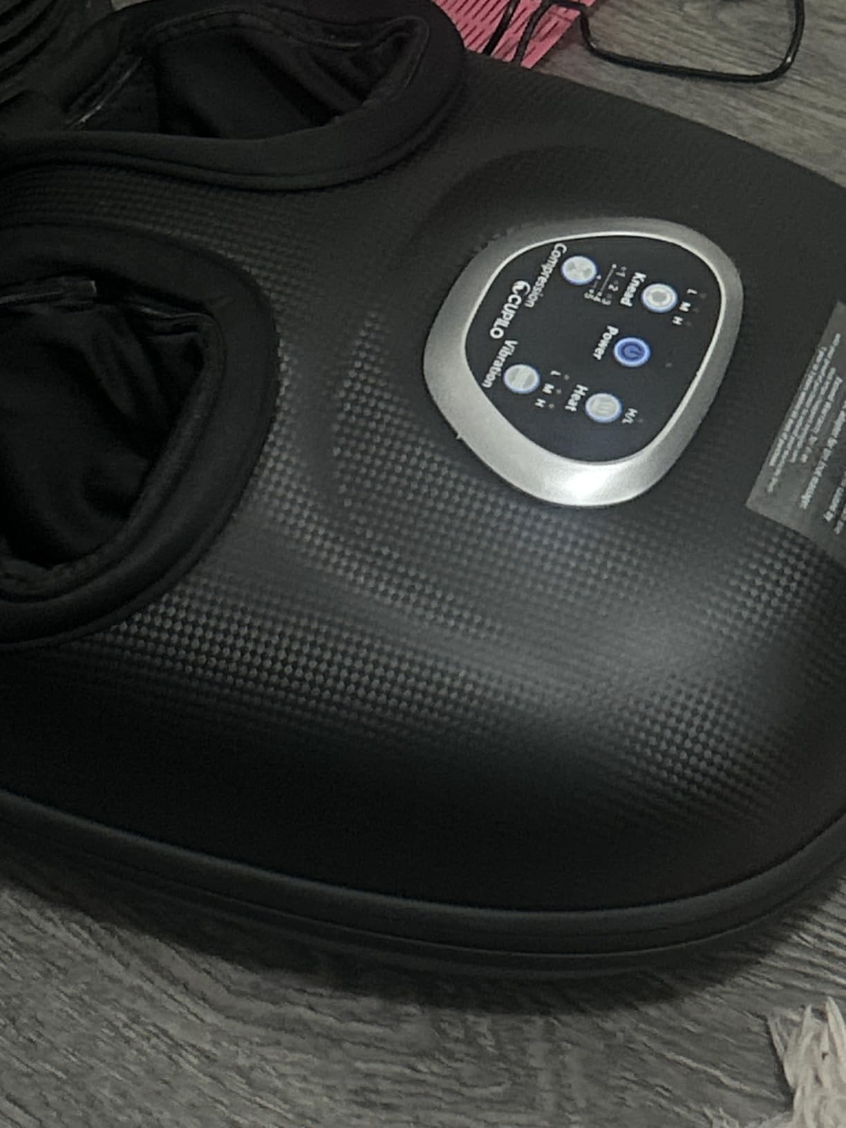 CuPiLo Foot Massager FSA Eligible HSA 2026 Upgraded, Birthday Gifts for Women Men Mom Dad, Feet Massager with Heat for Plantar Fasciitis Relief, 5 Levels Compression & Vibration Massage for Neuropathy customer photo 1