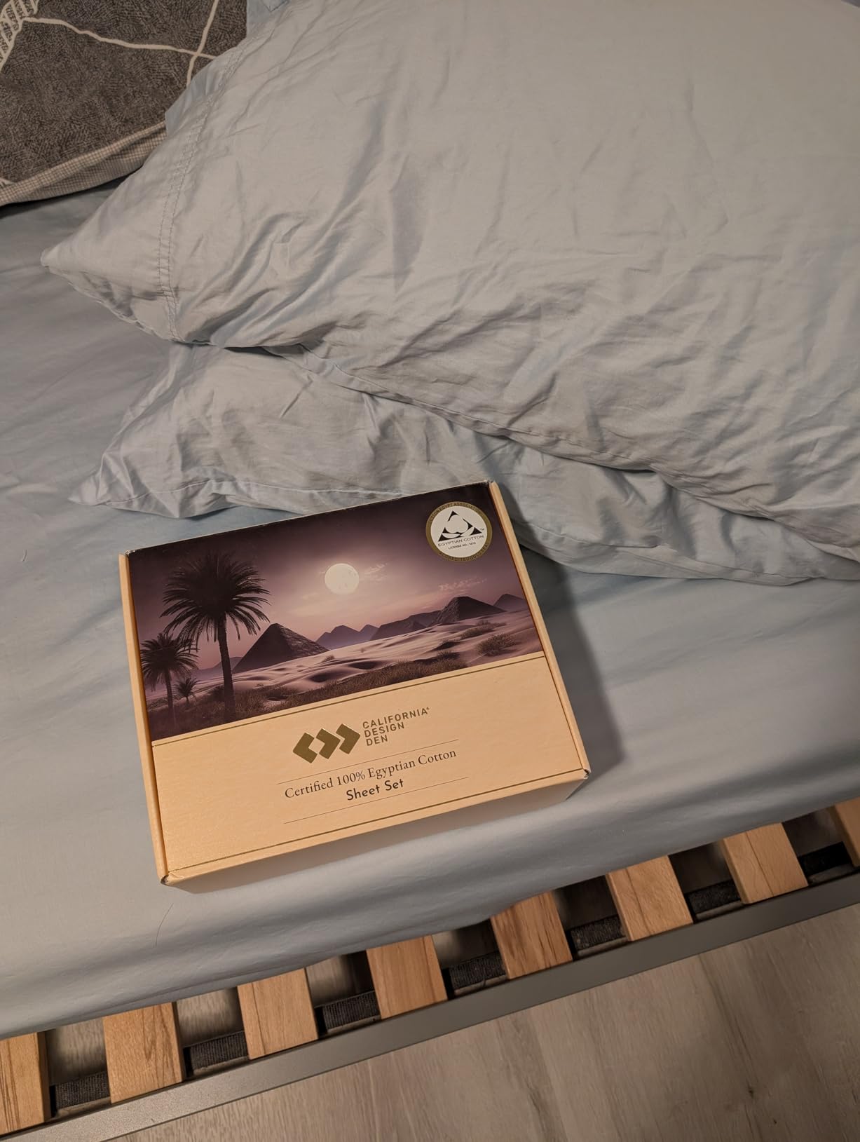 California Design Den 100 percent Egyptian Cotton Sheets Queen Size Set - Certified Authentic Luxury Queen Sheet Set with Deep Pocket, Soft Sateen, Breathable & Durable Bed Sheets, White Sheets customer photo 1