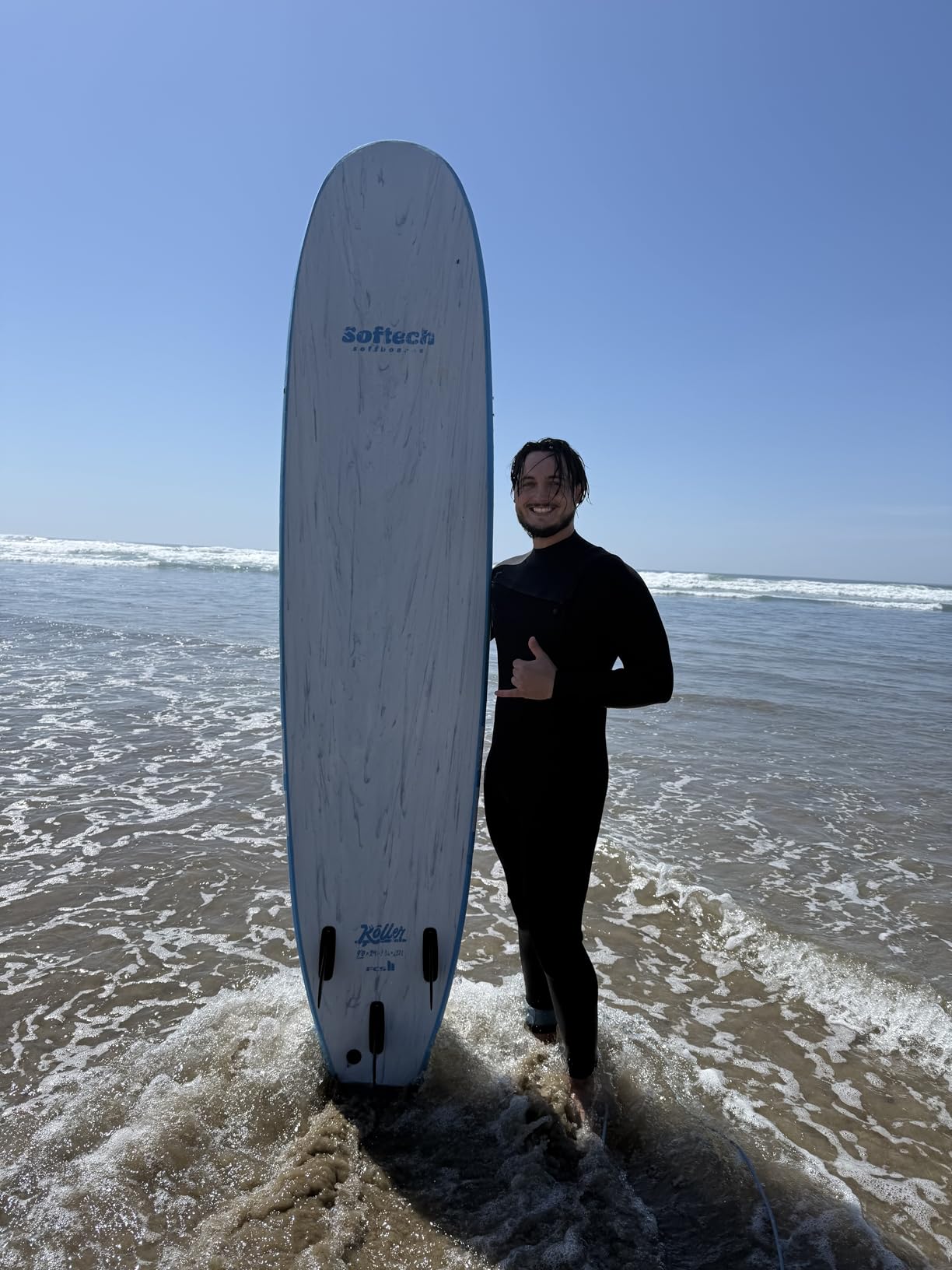 Lemorecn Men's 4/3mm Chest Zip Super Stretch Wetsuit | Super Stretch Neoprene, GBS Glued Blindstitched Seams, Built-in Key Loop, For Diving, Surfing, Snorkeling customer photo 1