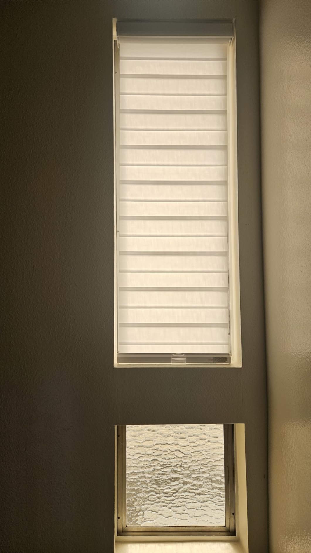 Persilux Cordless Zebra Blinds for Windows, Roller Shades for Windows (34.5