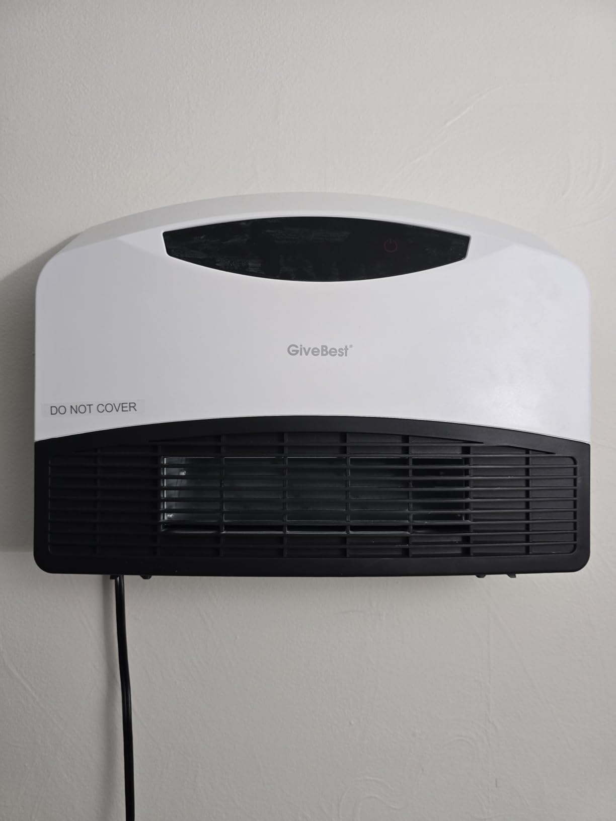 GiveBest 1500W Electric Wall Heater with WiFi & Remote Control | Wall-Mounted, Large Room Coverage, 3 Heating Modes, Fast Heating, Thermostat, 24 H Timer, Works with Alexa for Indoor Use customer photo 2