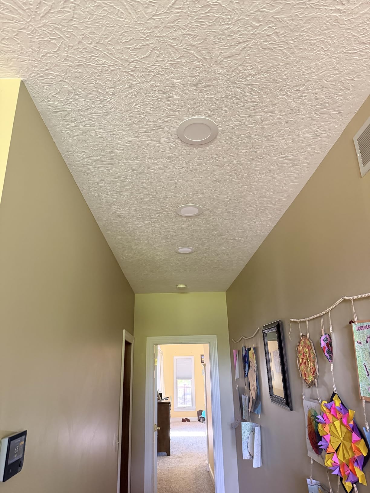 Amico Recessed Lighting 5/6 Inch, 12 Pack 5CCT Flat LED Can Lights, White | Flat Trim, Dimmable, 12W=110W, 1050LM, 2700K/3000K/4000K/5000K/6000K Selectable, Easy Install, IC & Damp Rated, ETL & FCC customer photo 1