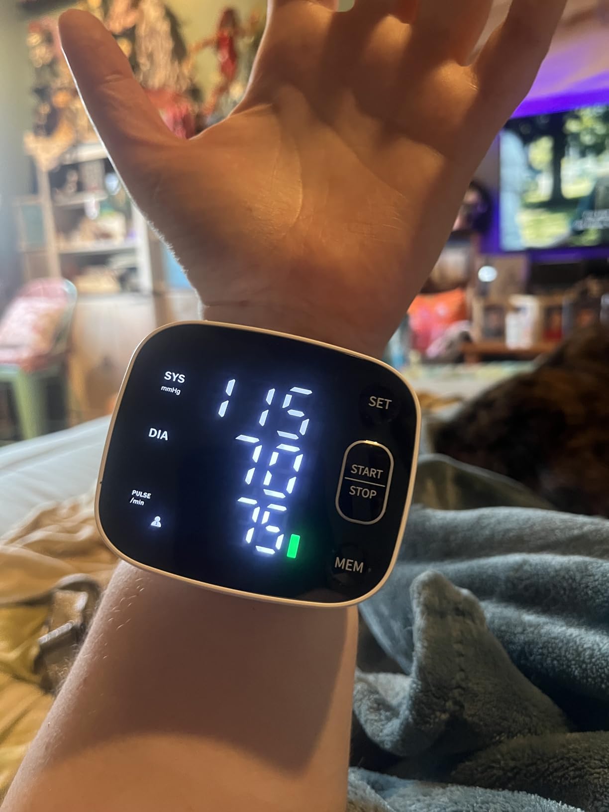 Oklar Wrist Blood Pressure Monitor, FDA Cleared Rechargeable BP Machine | For Home Use, with Adjustable Cuff (4.92-8.46 Inches), 240 Reading Memory for 2 Users, Voice Broadcast, Storage Case Included customer photo 1