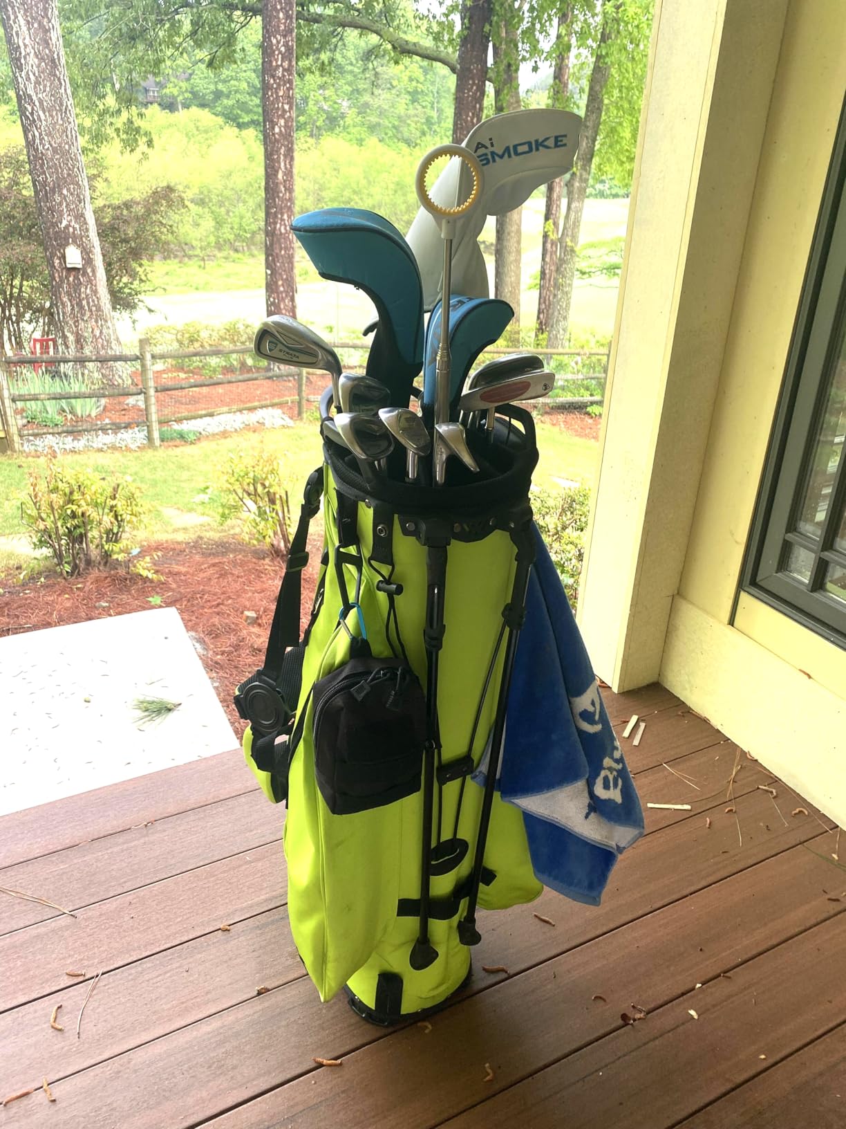 KVV Lightweight Golf Stand Bag with 7 Way Full-Length Dividers, 5 Zippered Pockets, Automatically Adjustable Dual Straps customer photo 1