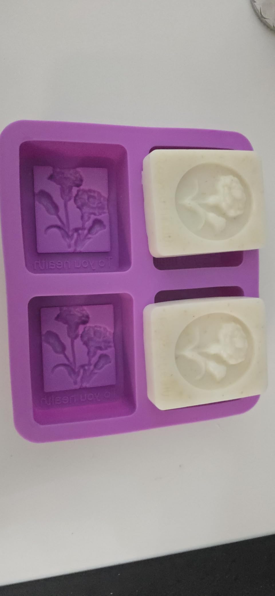 Wallace & Williamson Deluxe Soap Making Kit - Adults & Kids - Modern Floral Theme - Includes Shea Butter Soap Base, Molds, Scents, Dyes, Tools & Instructions customer photo 1