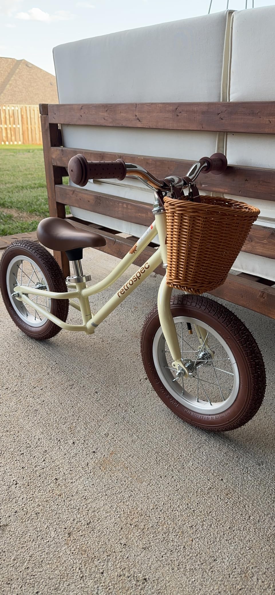 Retrospec Baby Beaumont Kids' Balance Bike for Toddlers, No Pedals, Cushioning Air Filled Tires for Boys and Girls Ages 18 Months - 3 Years, with Adjustable Seat Height customer photo 2