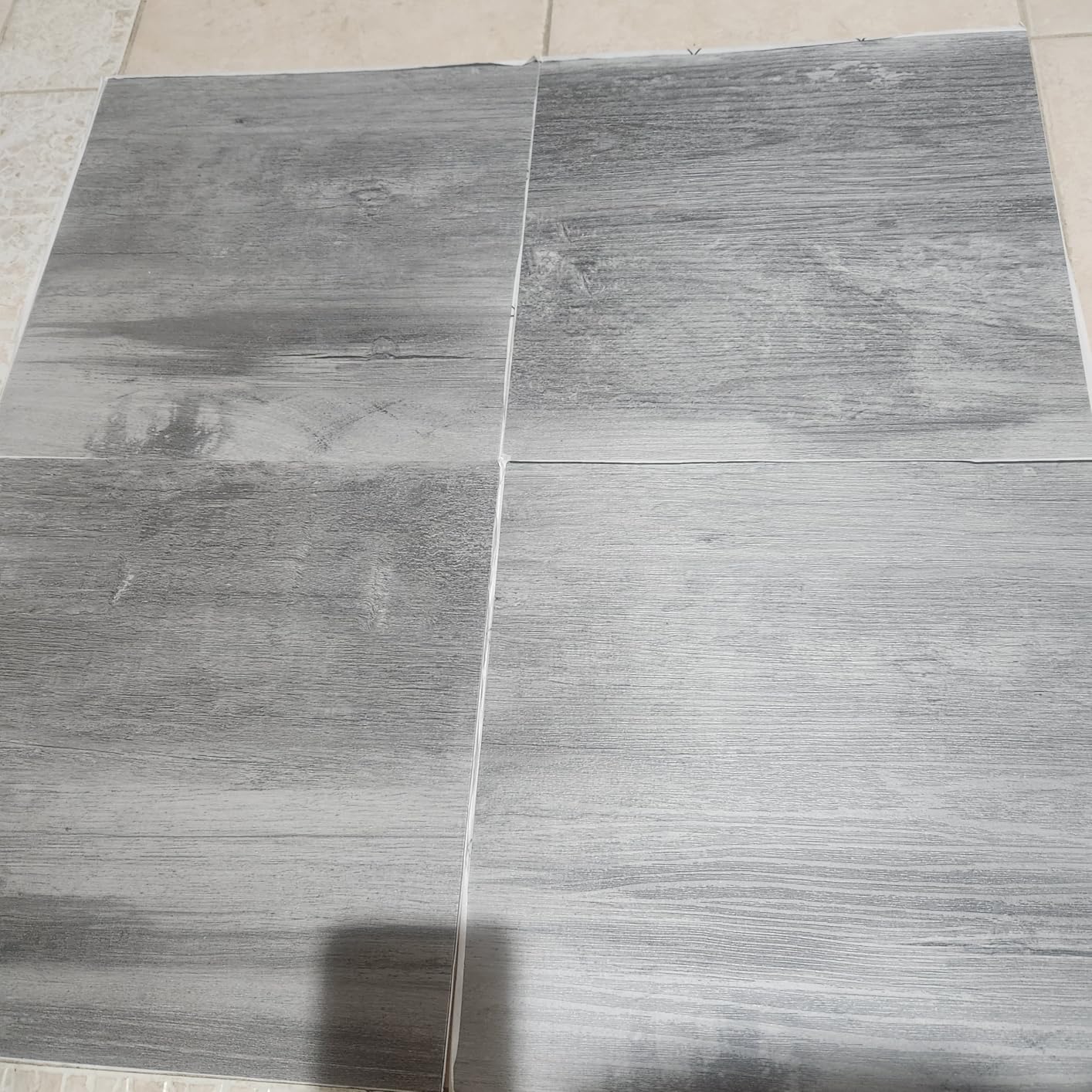 Livelynine 36-Pack 6x36 Reclaimed Black Wood Peel and Stick Floor Tile Waterproof Vinyl Flooring Planks Laminate Wood Look Luxury Vinyl Plank Flooring Self Adhesive Kitchen Floor Tiles Sticky Sticker customer photo 2