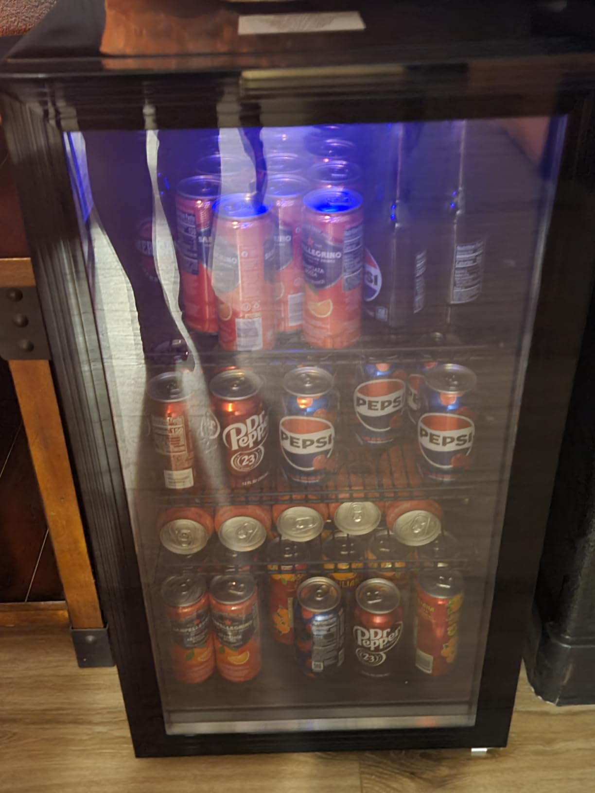 130 Can Beverage Refrigerator, 3.2 Cu.Ft Mini Fridge Beverage Cooler | Glass Door, 35-65°F Digital Temperature Display, Adjustable Shelves, Beverage Fridge for Soda, Beer & Wine customer photo 1