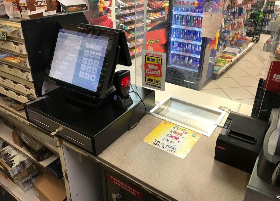 All-in-One SmartPOS-129 Professional Cash Register for Small Business, POS Bundle Includes: Cashier Touch Screen Monitor, Customer-Facing Display, Cash Drawer, Thermal Printer, 2D Barcode Scanner customer photo 2