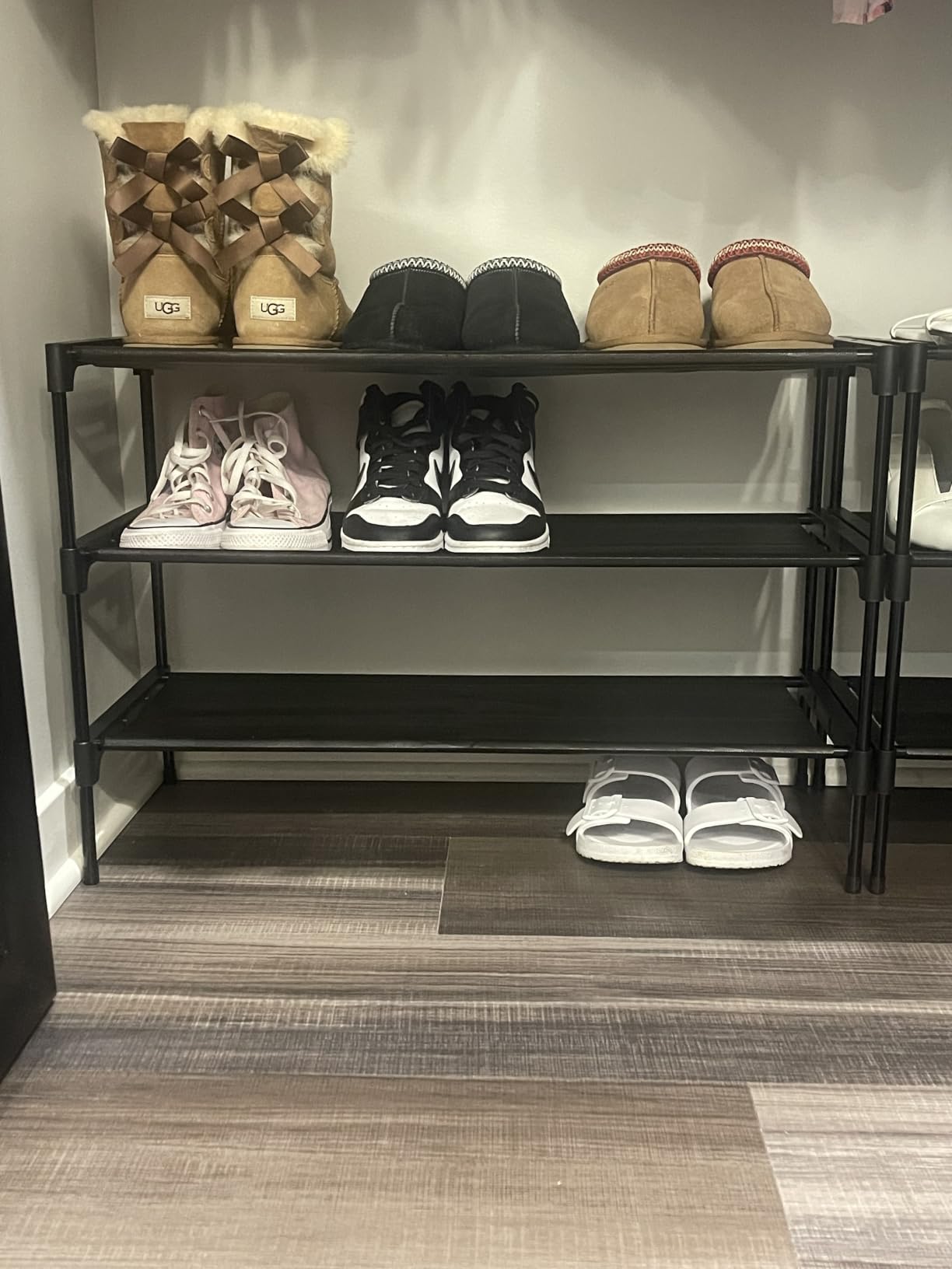 Kitsure Shoe Rack - Non-Woven Shoe Rack Shelf, 27.5