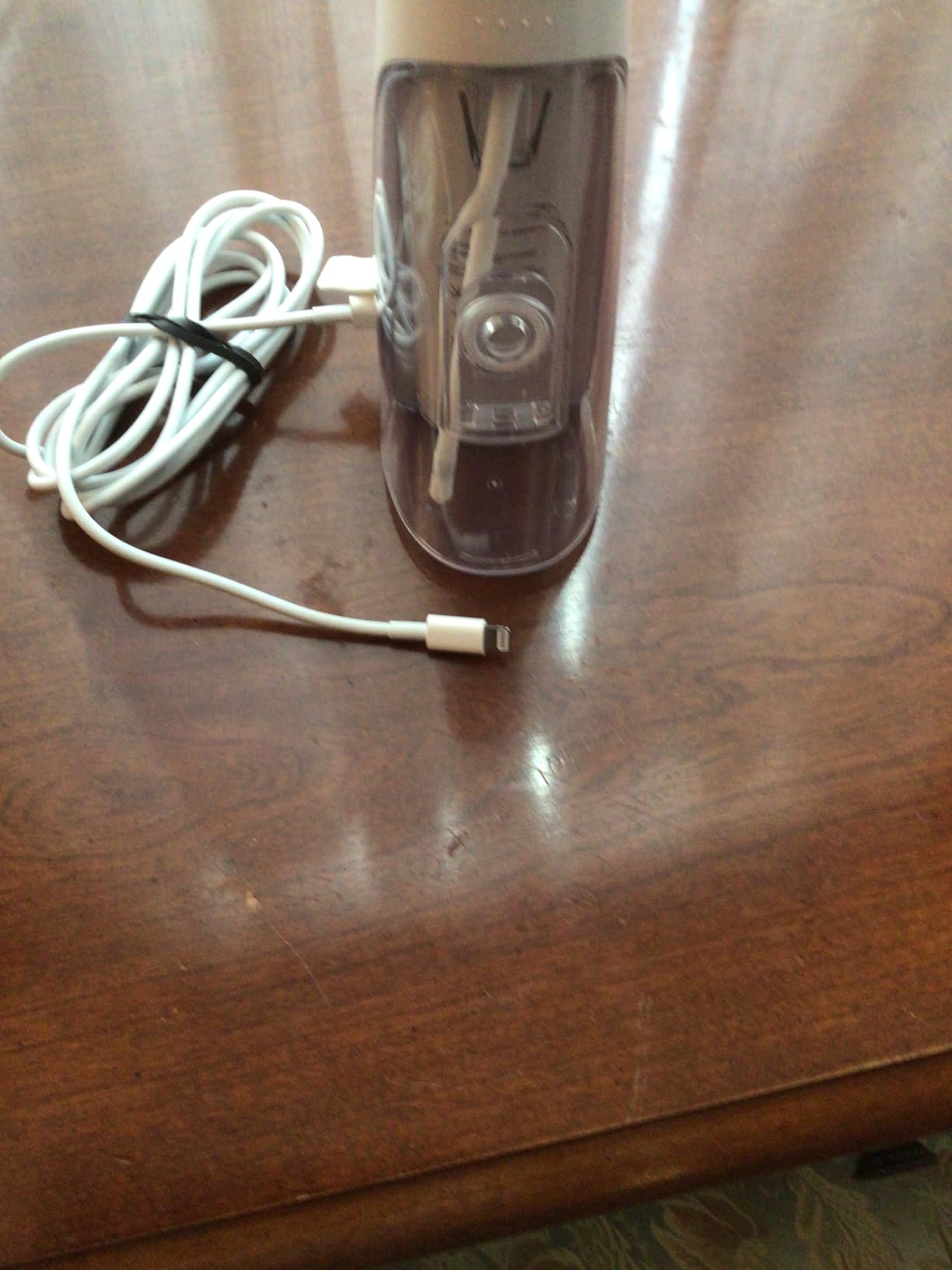 Waterpik Cordless Pulse 3100 Rechargeable Portable Water Flosser for Teeth, Gums, Braces Care and Travel with 2 Flossing Tips, Waterproof for Shower Use, ADA Accepted, WF-20 White, Amazon Exclusive customer photo 2