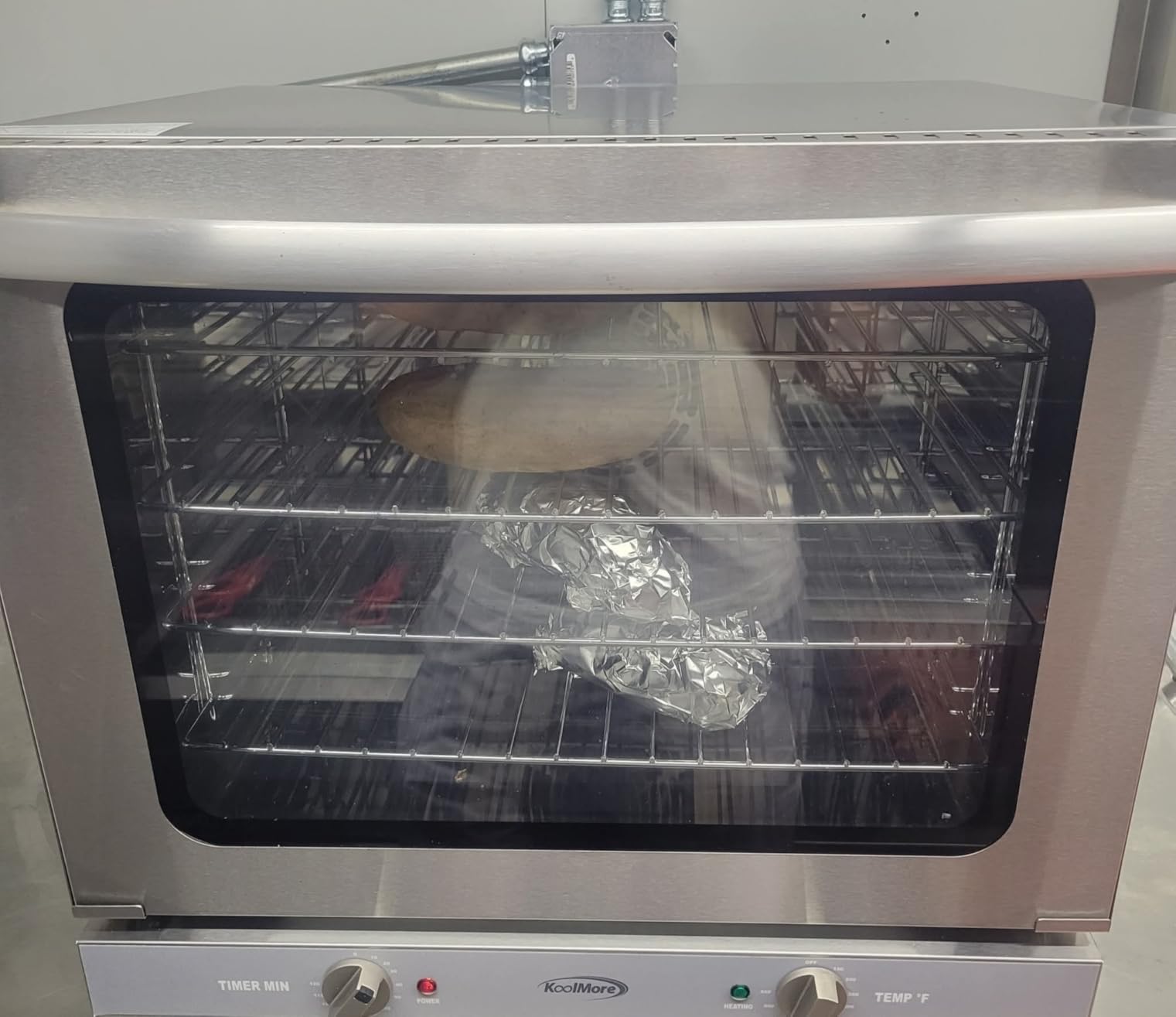 KoolMore 32 in. Commercial Countertop Convection Oven, Holds Full Size Pans, 4 Racks and 3500W of Power, 240V in Stainless-Steel, ETL Listed for Safety and Sanitation (KM-CTCO-44) customer photo 2