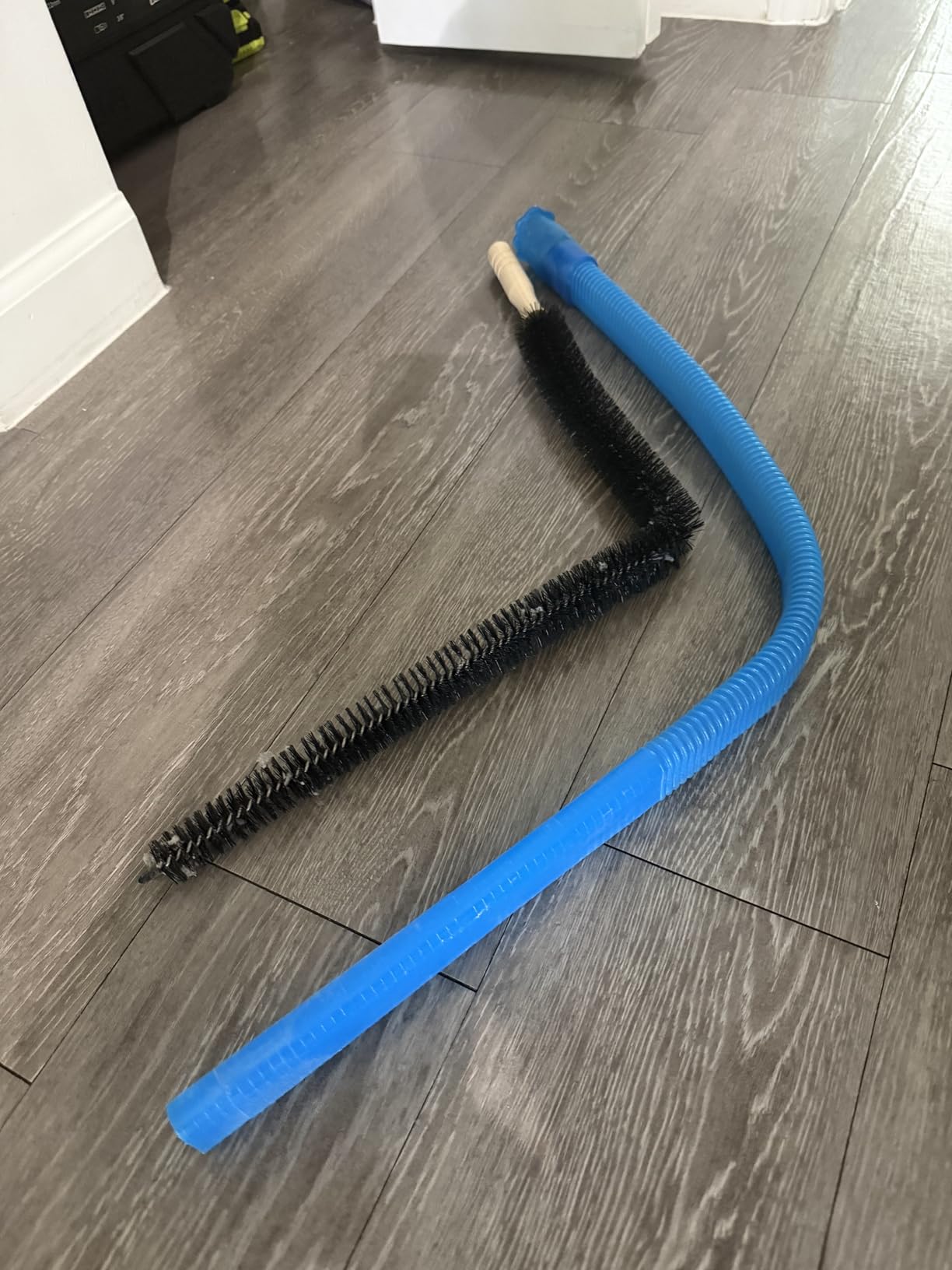 PetOde 2Pcs Dryer Vent Cleaner Kit Universal Vacuum Hose Attachment & Brush | Blue Upgraded Flexible Hose for Smooth Airflow Without Whistling Noise, Fits Most Vacuums for Deep Cleaning customer photo 2
