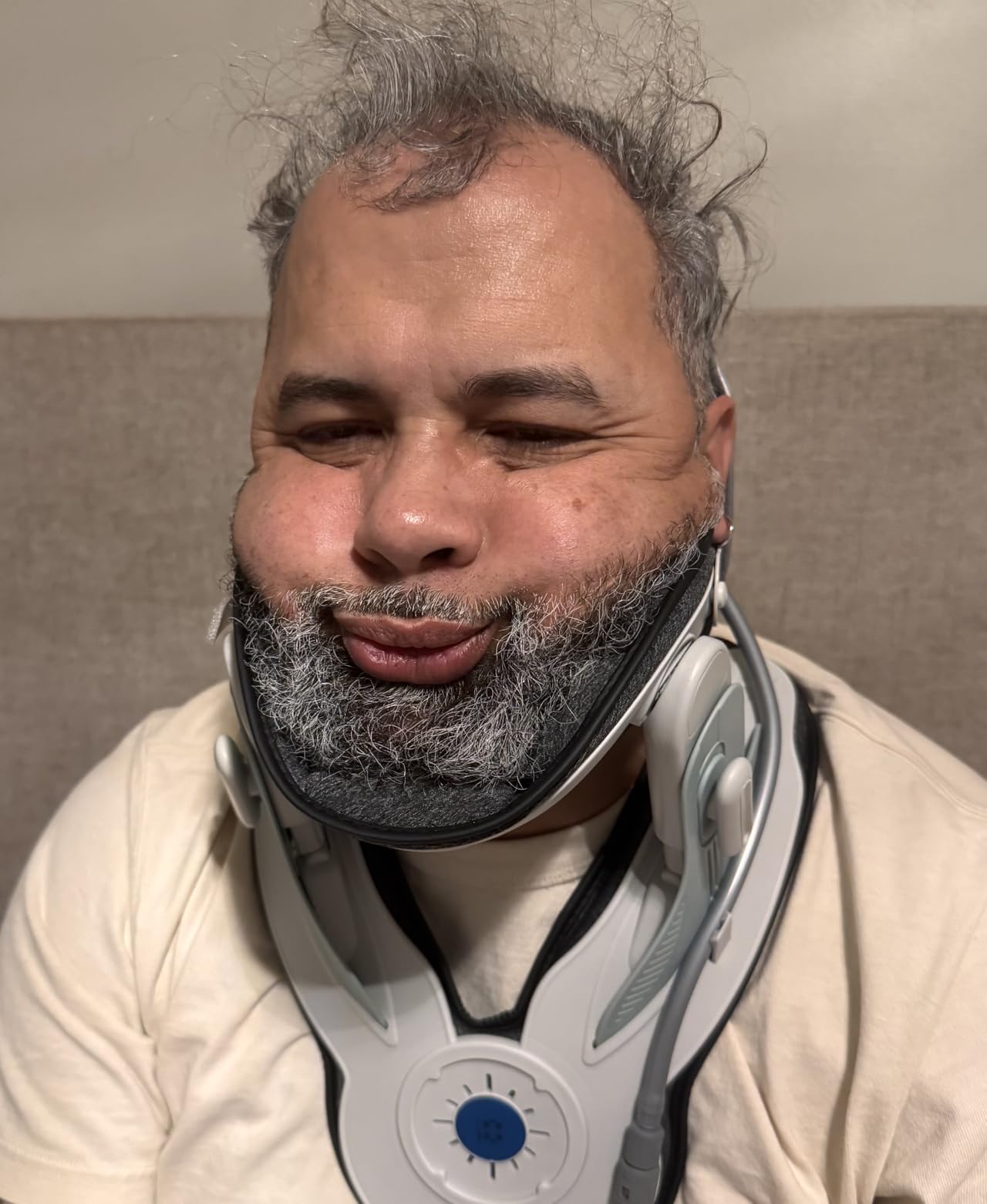 ALPHAY Cervical Neck Traction Device,Electric Air Pump with 3 Power Traction, Built-in 8 Airbag, Neck Pain Relief and Relaxation customer photo 2