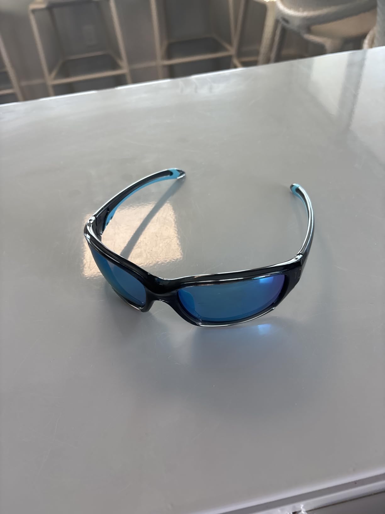Sports Polarized Sunglasses for Men: Womens UV400 Protection Sun Glasses Wrap Around Goggles for Fishing Driving TR90 customer photo 1
