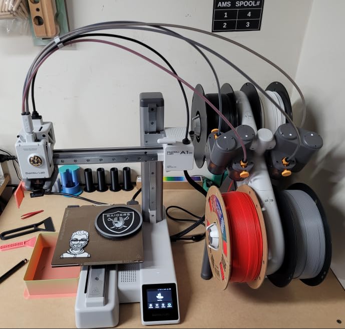 Bambu Lab A1 Mini Combo, A1 Mini 3D Printer and AMS lite, Support Multi-Color 3D Printing, High Speed & Precision, Full-Auto Calibration & Active Flow Rate Compensation, ≤48 dB Quiet FDM 3D Printers customer photo 1