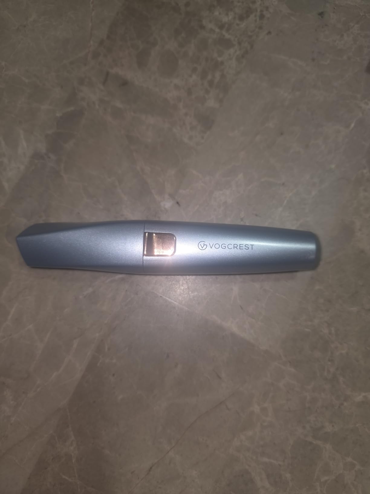 VG VOGCREST Eyebrow & Facial Trimmer: 2 in1 Rechargeable Facial Hair Removal & Eyebrow Shaver - Body Razor with Built-in LED Light (Rose Gold) customer photo 2