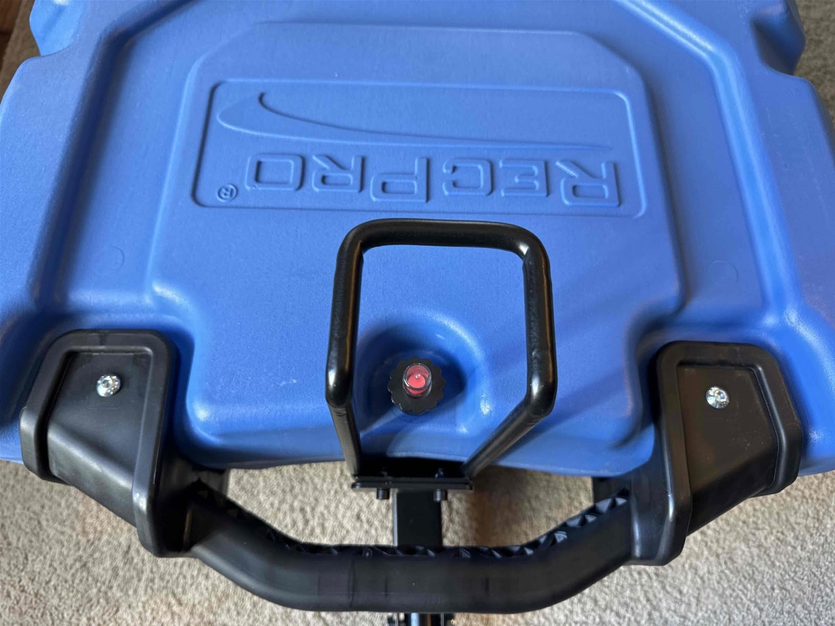 RecPro RV Portable Waste Tank | 36 Gallon | Blue | No-Flat Tires customer photo 1