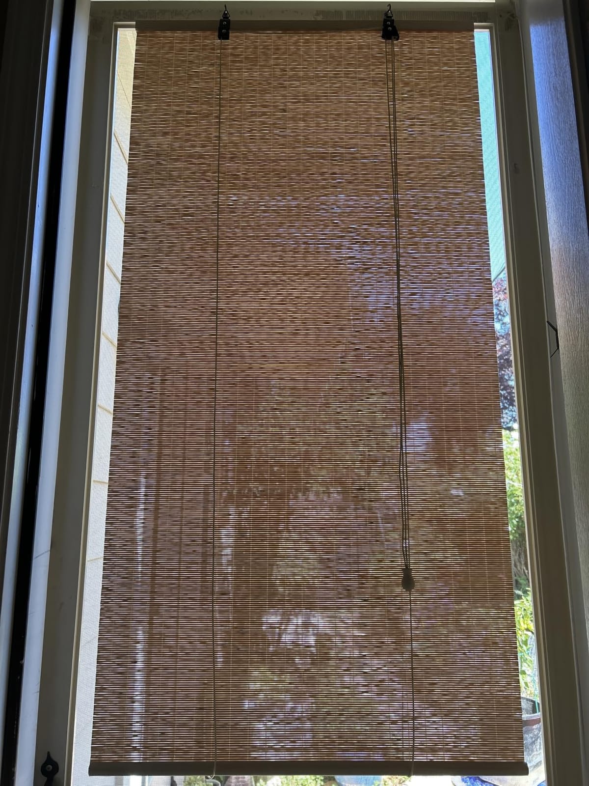 BAYUE Bamboo Blinds, Roll Up Window Shades with Light Filtering for Home | Bamboo Shades for Indoor Windows customer photo 1