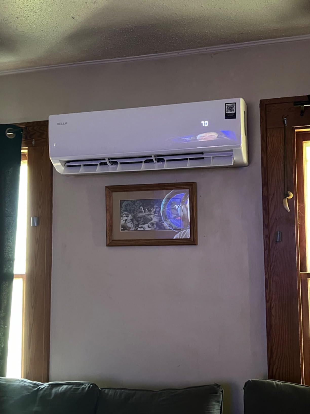 DELLA Econo Series 23000 BTU Mini Split Air Conditioner 17 SEER2, 230V Cools up to 1500 Sq. Ft, Works with Alexa and Wifi, Heater Ductless Inverter System with Heat Pump, 16.4ft Installation Kit customer photo 1