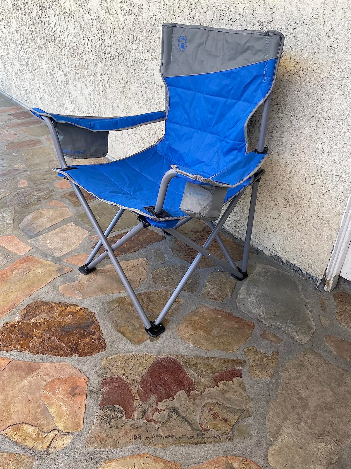 Coleman Big-N-Tall Camping Chair with Cup Holder & Side Pocket, Water-Resistant XL Outdoor Seat Supports up to 600 lbs, Great for Camping, Tailgating, Firepits, Patio, & More customer photo 1