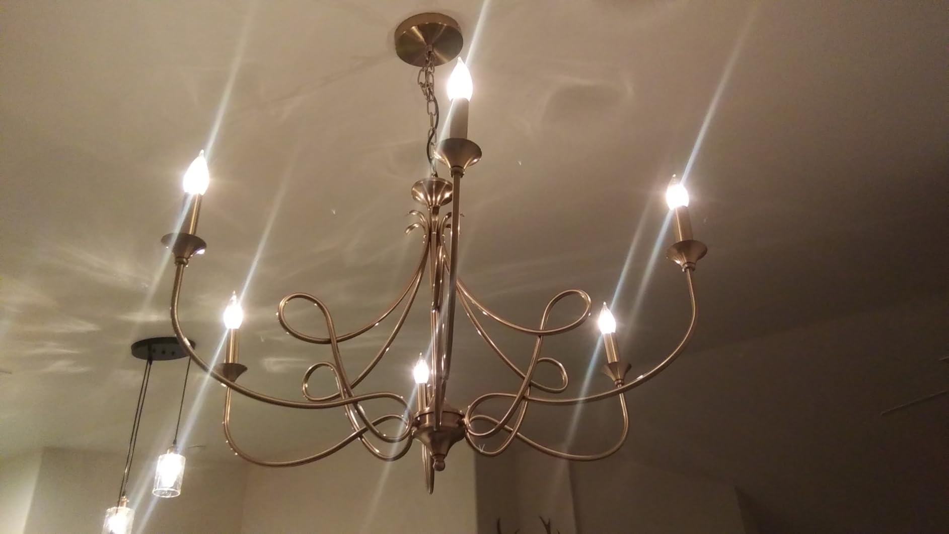 6-Light Modern Chandelier 36.6